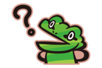 mosaic frog sticker #6180195