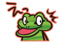 mosaic frog sticker #6180197