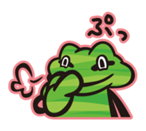 mosaic frog sticker #6180205