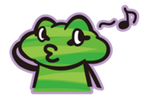 mosaic frog sticker #6180208