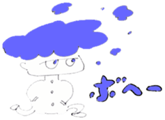 Slightly shy children of the Showa sticker #6180312