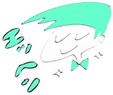 Slightly shy children of the Showa sticker #6180315