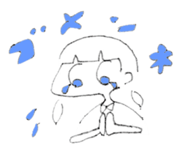 Slightly shy children of the Showa sticker #6180324