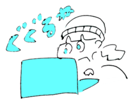 Slightly shy children of the Showa sticker #6180329