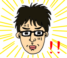 Mr.Kami and funny Friends. sticker #6180519