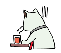 The cat's working styles. sticker #6180571