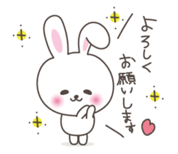 Lovely rabbit 3 sticker #6181176
