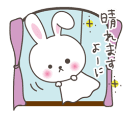 Lovely rabbit 3 sticker #6181194