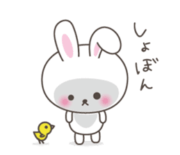 Lovely rabbit 3 sticker #6181197