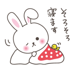 Lovely rabbit 3 sticker #6181198