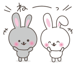 Lovely rabbit 3 sticker #6181201