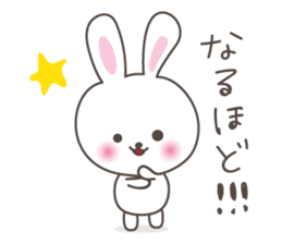 Lovely rabbit 3 sticker #6181204