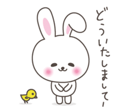 Lovely rabbit 3 sticker #6181206
