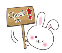 Lovely rabbit 3 sticker #6181209