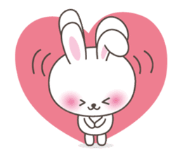 Lovely rabbit 3 sticker #6181215