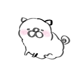 Fuwa-fuwa wanko. sticker #6181804