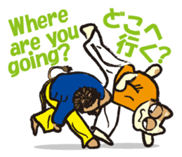 capoeira cat sticker "chaco" sticker #6183022