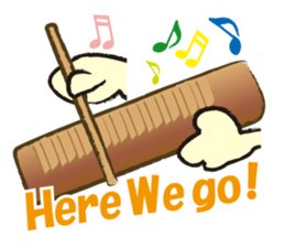 capoeira cat sticker "chaco" sticker #6183030