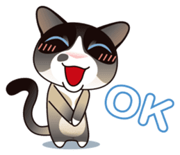 Snowshoe Cat Lumang II (ENG) sticker #6183243