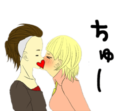 Girl in love sticker #6183531