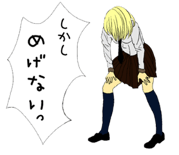 Girl in love sticker #6183536