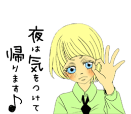 Girl in love sticker #6183551