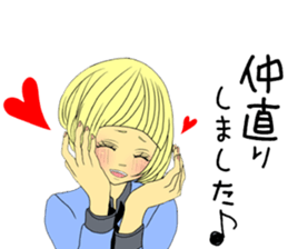 Girl in love sticker #6183555