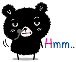 Tommy : Black Bear (En) sticker #6183653