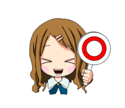 It is common Tokyo girl sticker #6184102