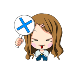 It is common Tokyo girl sticker #6184103