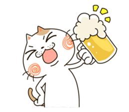 Cute cat "Moneko" Part3 -japanese- sticker #6184371