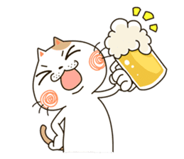 Cute cat "Moneko" Part3 -japanese- sticker #6184371