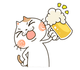 Cute cat "Moneko" Part3 -japanese- sticker #6184371