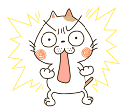 Cute cat "Moneko" Part3 -japanese- sticker #6184376