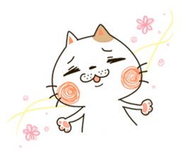 Cute cat "Moneko" Part3 -japanese- sticker #6184381