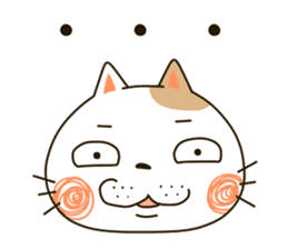 Cute cat "Moneko" Part3 -japanese- sticker #6184384