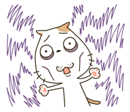 Cute cat "Moneko" Part3 -japanese- sticker #6184395