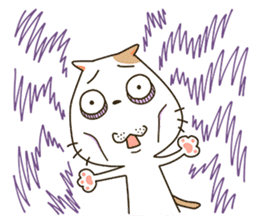 Cute cat "Moneko" Part3 -japanese- sticker #6184395