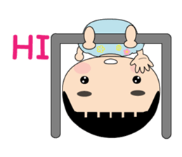 Han Han girl sticker #6184544