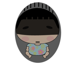 Han Han girl sticker #6184553