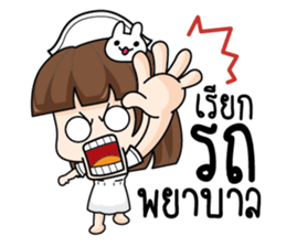 life of a nurse sticker #6185779