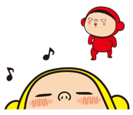 Pretty Yellow and Pretty Red 2 sticker #6185850