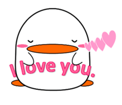 Cute bird sticker. English ver. sticker #6187285