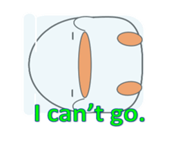 Cute bird sticker. English ver. sticker #6187300