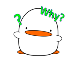 Cute bird sticker. English ver. sticker #6187313