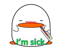 Cute bird sticker. English ver. sticker #6187317