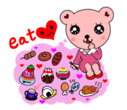 cute bobo bear and his Animal friends(2) sticker #6188332