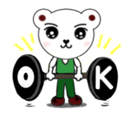 cute bobo bear and his Animal friends(2) sticker #6188345