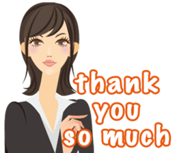 emotion of Office lady2 sticker #6189040