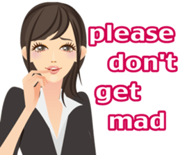 emotion of Office lady2 sticker #6189043